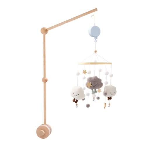 Amazon.com : KTZCTPCA 27inch Baby Crib Mobile Arm, Wooden Baby Mobile Holder Arm, Crib Baby Nursery Mobile Hanger, Adjustable Angle Height Cot Mobile Holder with Music Box for Crib Baby Bed Nursery Decor : Baby