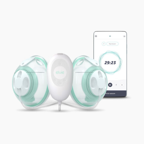 Stride Hands Free Double Electric Breast Pump - White