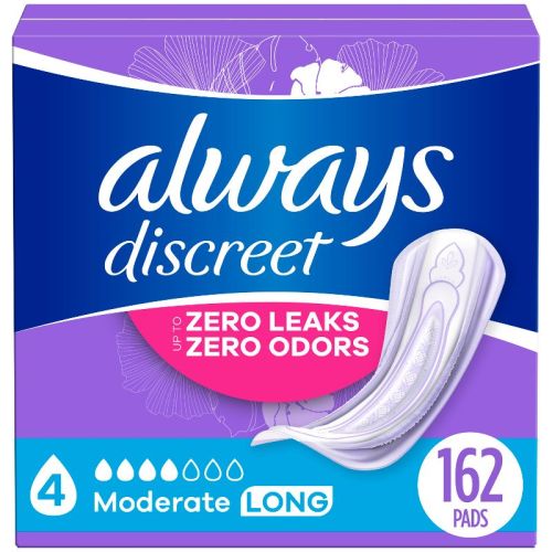 Always Discreet Moderate Incontinence Pads - 108ct
