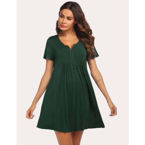 Ekouaer Maternity Nursing Nightgown