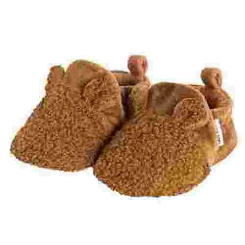 Gerber Baby Gender Neutral Plush Bootie with Ears, Sizes 0/3 Months - 6/9 Months