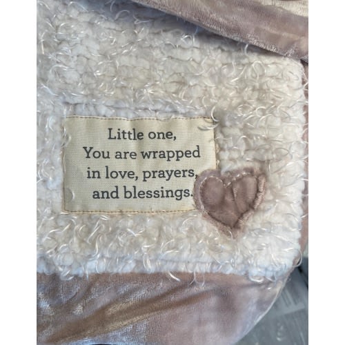 Wrapped in Prayer Baby Blanket