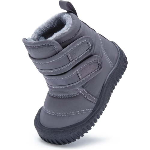 LIhncine Baby Snow Boots Water-Resistant Winter Boots for Toddlers 12-18 Months,1-4Years