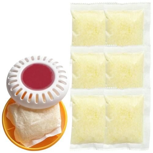 6 Pack Odor Absorber Carbon Filter Refills for Munchkin Step Diaper Pail, Odor Eliminator for Arm & Hammer Puck Baking Soda Cartridge