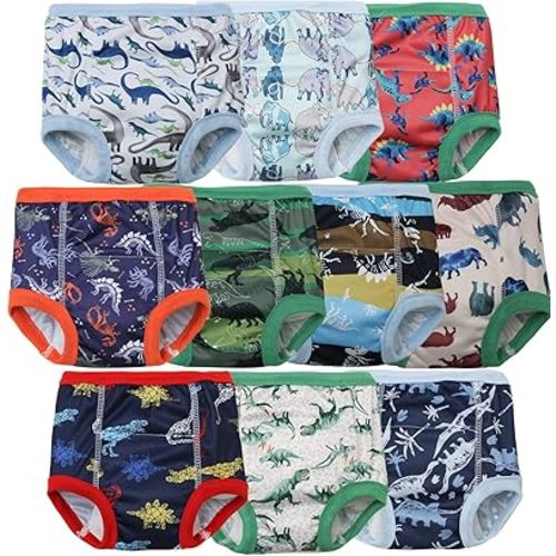 Joyo roy 10Pcs Training Pants Potty Training Underwear for Boys Underwear Toddler Underwear Boys 2t Potty Training for Boys Toddler Panties 2t-3t Training Panties Toddler Boy Underwear 2t
