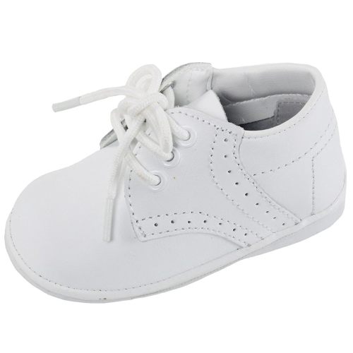 iGirlDress Baby Boys White Oxford Christening Shoes Size 3