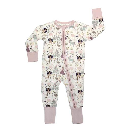 Princess Bamboo Baby Pajama - Convertible Zippy Pajamas – Emerson and Friends