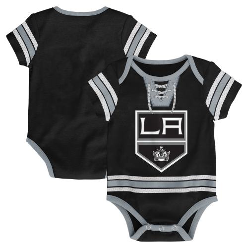 Los Angeles Kings Infant Hockey Jersey Bodysuit - Black