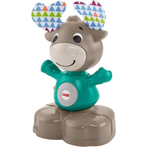 Fisher-Price Linkimals Musical Moose - Interactive Educational Toy with Music and Lights for Baby Ages 9 Months & Up