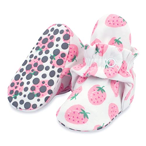 Zutano Unisex Organic Cotton Baby Booties With Gripper Soles