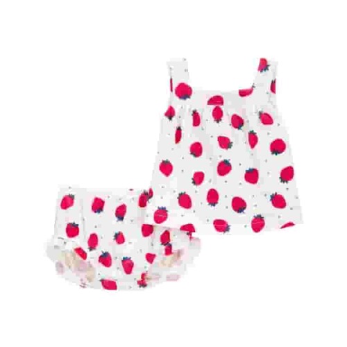 Carter's Child of Mine Baby Girl Patriotic Outfit Set, 2-Piece, Sizes Newborn-12 Months