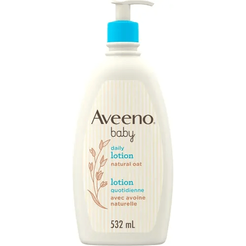 Aveeno Baby Daily Moisture Gentle Body Wash & Shampoo with Oat Extract, 2-in-1 Baby Bath Wash & Hair Shampoo, Tear- & Paraben-Free for Hair & Sensitive Skin, Lightly Scented, 18 fl. oz