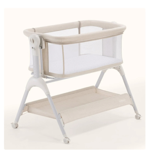 HARPPA Cuddly Sway | 3-in-1 Rocking Baby Bassinet & Bedside Sleeper for Newborns with Mattress for Reflux | Attaches to Bed, Adjustable Heights, Non-Toxic & CPSC Certified | Sturdy Frame, Portable Wheels, Tool-Free Setup, Gentle Rocking | Perfect for Newb