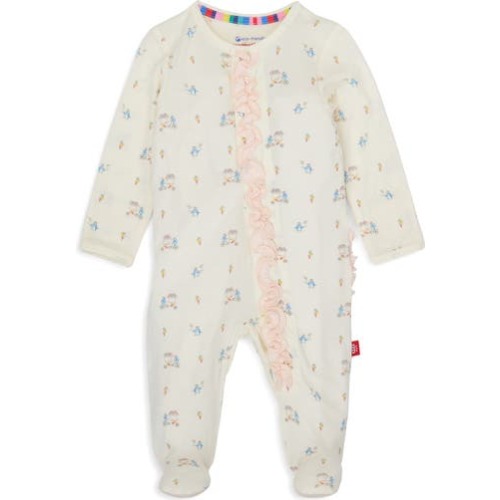 Penguin Pints Print Magnetic Footie, 3-6M
