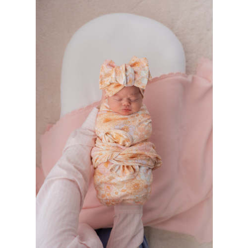 Swaddle Set | Pastel Bloom – Little and Fern