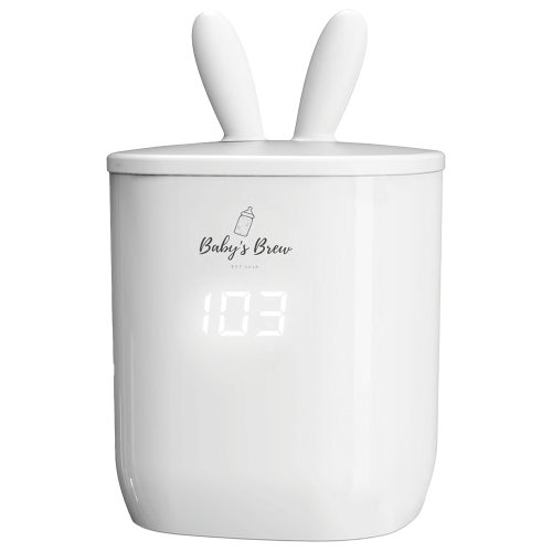Baby's Brew Single Warmer - White - 6.5 x 4.5 x 3.5