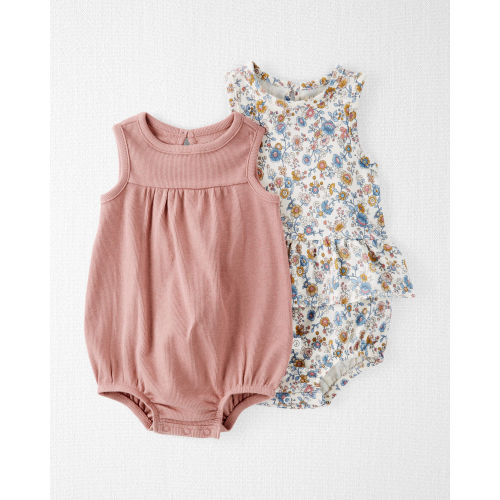 Baby 2-Pack Organic Cotton Bubble Bodysuits