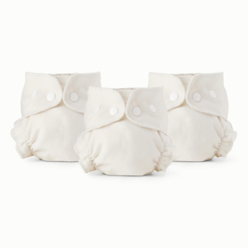 Organic Cotton Fitted cloth Diaper- 3 Pack