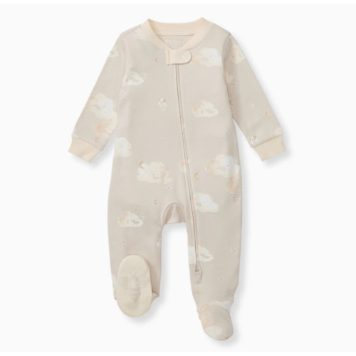 Good Night Sky Organic Cotton Sleep & Play - Limestone – Burt's Bees Baby