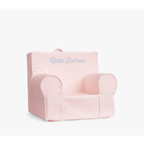 Anywhere Chair®, Pearl Twill With White Piping