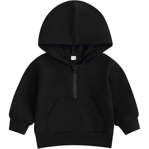Ledy Champswiin Unisex Baby Boy Girl Clothes Hooded Sweatshirts Solid Color Long Sleeve Hoodies Toddler Top