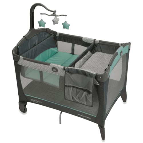 Graco Pack 'n Play Change 'n Carry Playard , Includes Portable Changing Pad, Manor