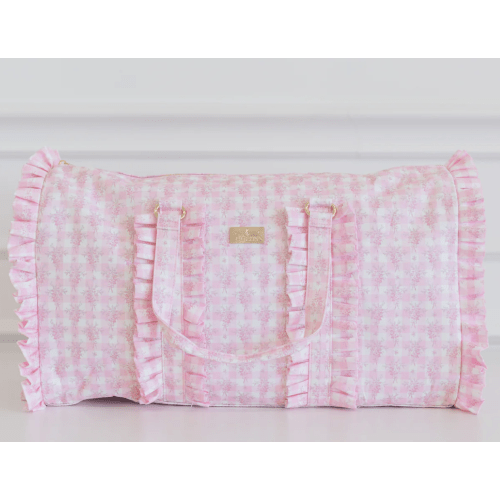 Ruffled Nylon Weekender