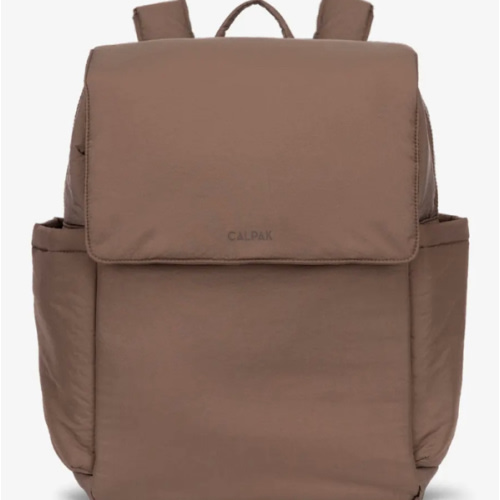 Diaper Backpack with Laptop Sleeve - HAZELNUT