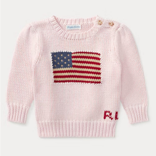 American Flag Sweater | Sweaters BABY GIRL (0-24 months) | Ralph Lauren