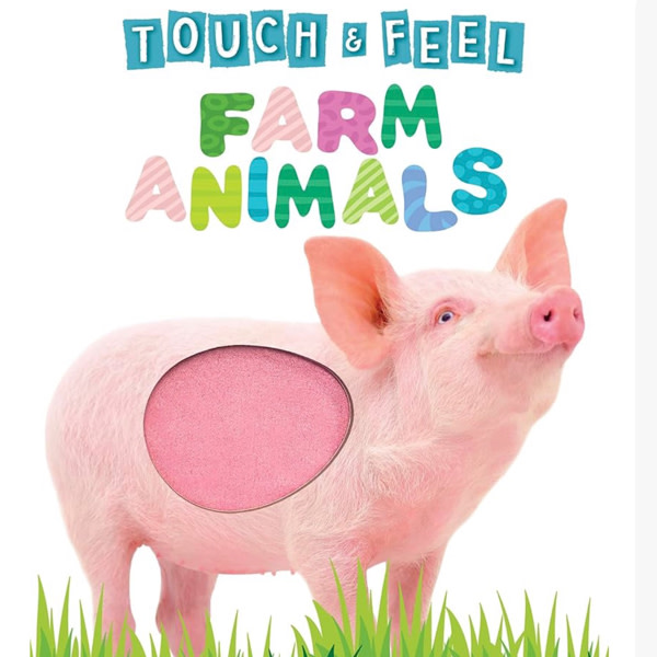 Touch and Feel Farm Animals - Novelty Book - Children's Board Book - Interactive Fun Child's Book