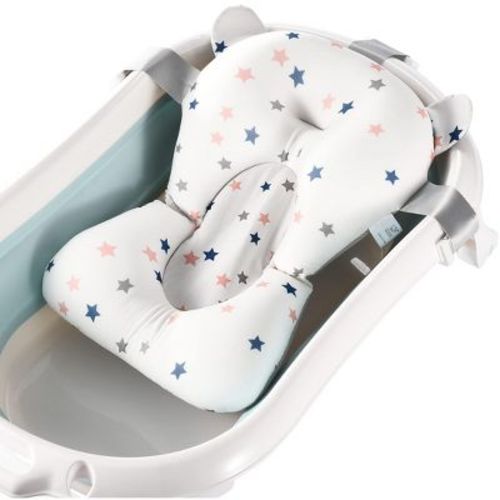 Childlike Behavior Newborn Baby Bath Tub Seat Cushion - White