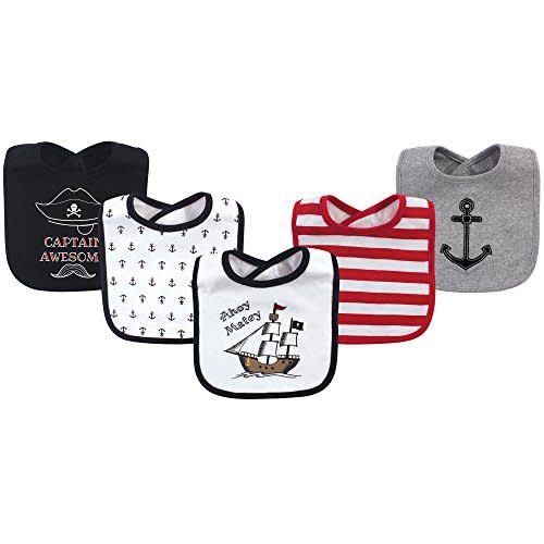 Hudson Baby Unisex BabyCotton Bibs