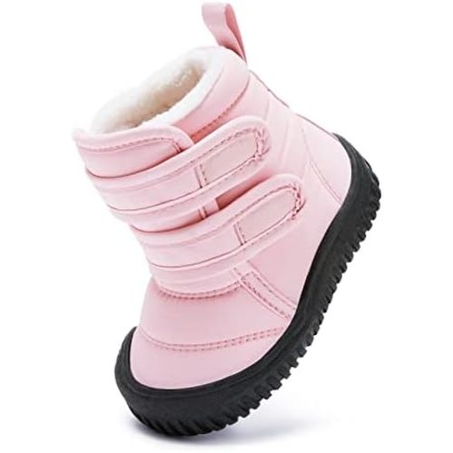 BMCiTYBM Toddler Baby Snow Boots Winter Shoes Boys Girls Cold Weather Baby Faux Fur Shoes