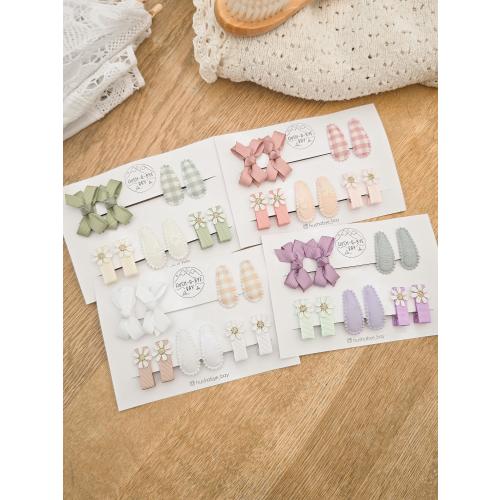 Baby First Hair Clips, Baby Hair Clips, Pigtail Clips, Baby Fringe Clips, Tiny Hair Clips, Toddler Clips, Gentle Clips, Hair Clip Set