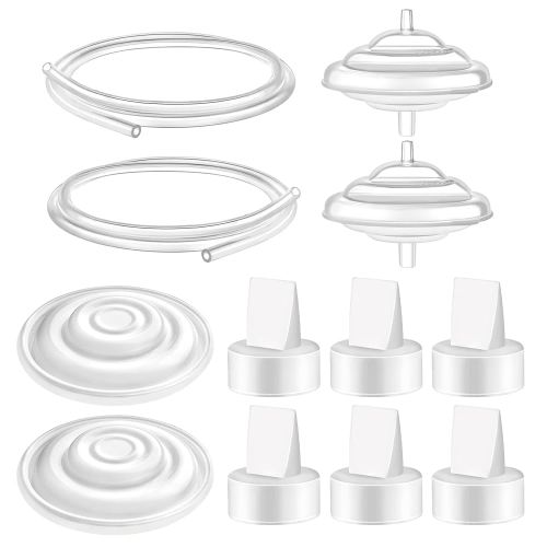 Maymom Pump Parts Compatible with Spectra S1 S2 9 Plus Breastpump Replace Backflow Protector Membrane Duckbill Valve Tube Not Original Spectra Replacement Pump Parts