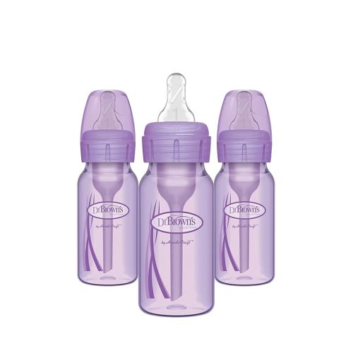 Dr. Brown’s Options+ Anti-Colic Baby Bottles - Lavender - 4oz - 3pk - 0m+