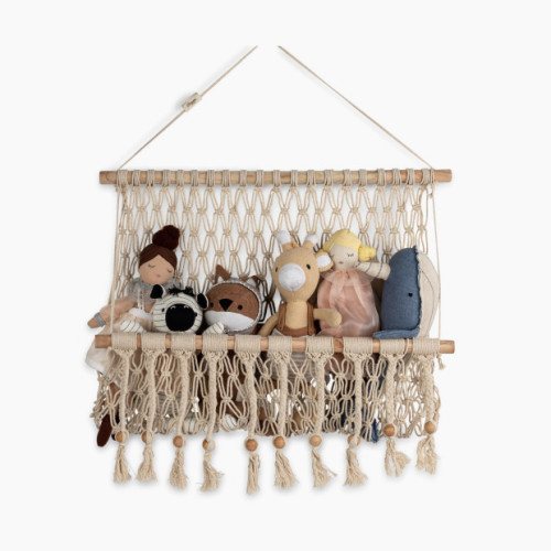Crane Baby Willow Macrame Storage Wall Decor - Natural