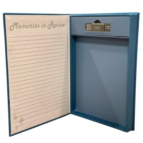 Baby’s First Year Keepsake Album: Physical and Digital Storage for Milestone Moments, Baby Memories, First Photos – Memory Box, Scrapbook, Photo Album with 16GB USB for Digital Photos (Cerulean Blue)