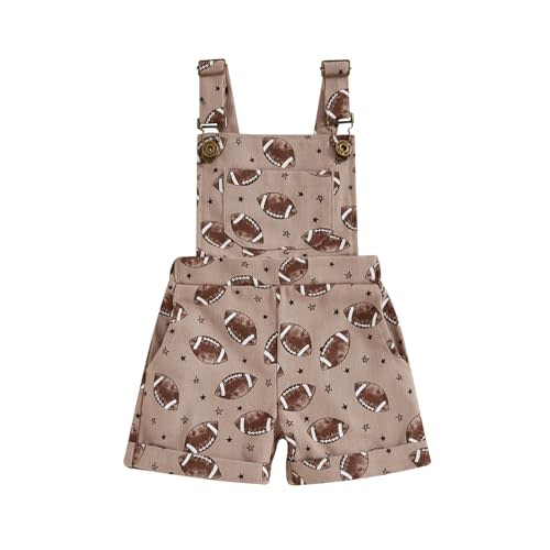 GINEVSAL Toddler Girls Overalls Shorts Duck/Bunny/Bow Print Sleeveless Square Neck Suspender Jumpsuit Easter Clothes 6M-6T
