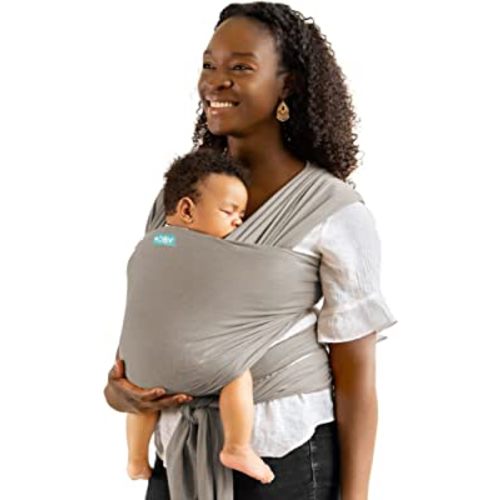 Moby Wrap Baby Carrier | Classic | Baby Wrap Carrier for Newborns & Infants | #1 Baby Wrap | Baby Gift | Keeps Baby Safe & Secure | Adjustable for All Body Types | Perfect for Mom & Dad | Stone Grey