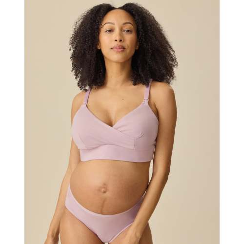 SoftStretch Cotton Nursing Bra | Buff - Kindred Bravely