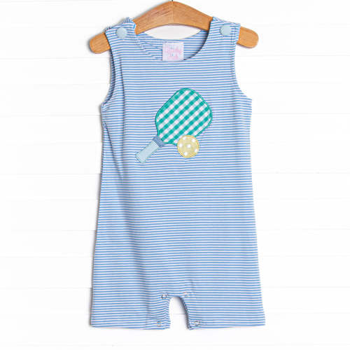 Pickle Player Applique Jon Jon, Blue. 9mo