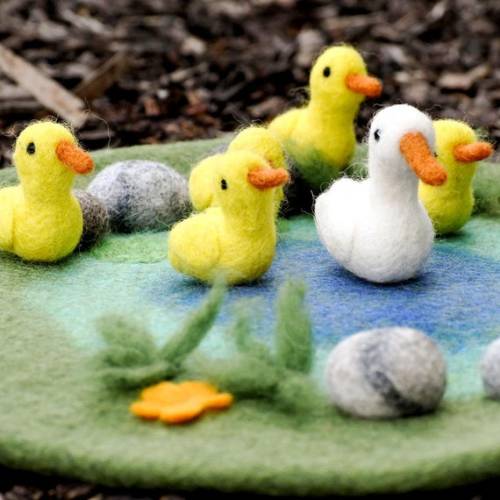 Little Ducks Playscape Felt World Play Scene Pretend Play - Etsy
