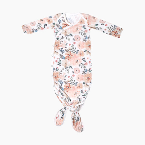 Copper Pearl Knotted Gown - Autumn, 0-4 M