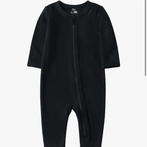 O2 BABY Baby Boys Girls Organic Cotton Zip-Front Sleeper Pajamas, Footed Sleep 'n Play