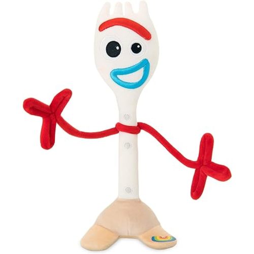 Disney Store Official Toy Story Plush, Forky, Iconic Cuddly Toy Character with Embroidered Eyes and Soft Plush Features, Suitable for All Ages