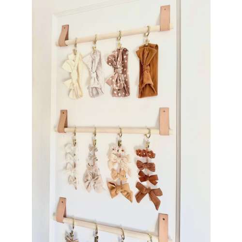Baby Headband and Bow Organizer | Baby Headband and Bow Holder | Minimalist Baby Bow Holder | Neutral Nursery Decor