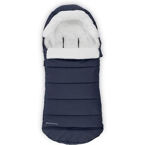 UPPAbaby CozyGanoosh Footmuff/Easily Attaches to Strollers + RumbleSeat/Ultra-Plush, Weather-Proof/Noa (Navy)