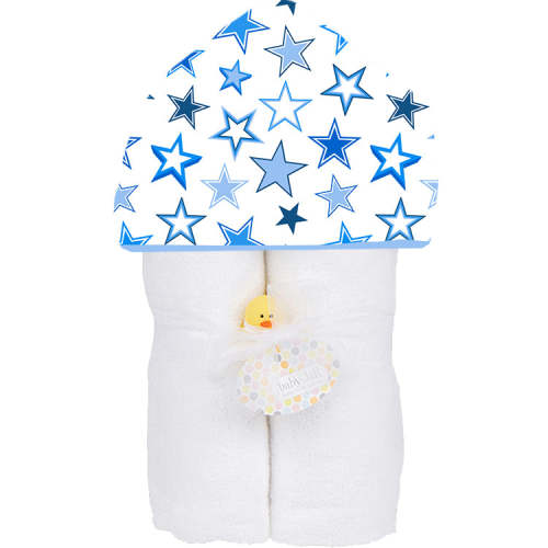 Deluxe Hooded Towel - Starry Sky Blue