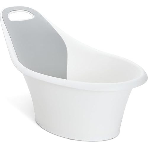 Munchkin® Sit & Soak™ Baby Bath Tub, 0-12 Months, White, 25 x 16.25 x 15 Inch